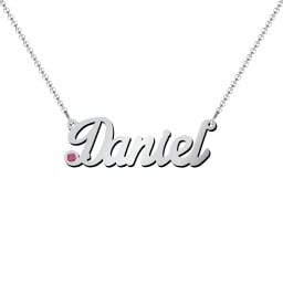 Personalized Birthstone Name Necklace