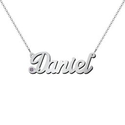 Personalized Birthstone Name Necklace