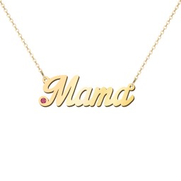 Personalized Birthstone Name Necklace