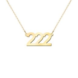 Personalized Number Necklace