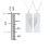 Engravable Split Bar Couples Necklace Set – Sterling Silver