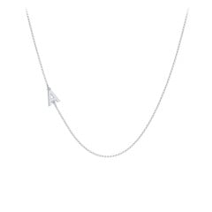 Personalized Initial Station Necklace with 1 Letter