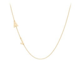 Personalized Initial Station Necklace with 2 Letters