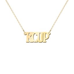 Personalized Varsity Name Necklace
