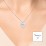 Personalized Handwriting Heart Necklace – Sterling Silver