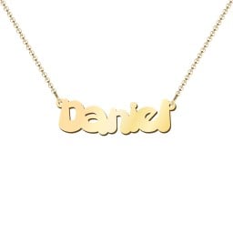 Personalized Bubble Name Necklace
