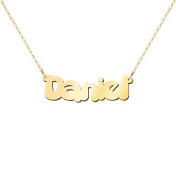 Personalized Bubble Name Necklace
