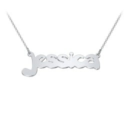 Personalized Bubble Name Necklace