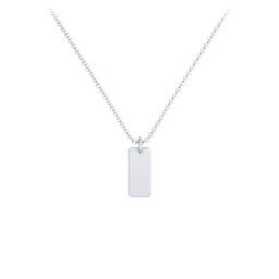 Small Initial Tag Necklace