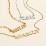 Personalized Name Necklace – 18K Gold Plated Silver