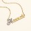 Personalized Name Necklace with Pavé Initial – Sterling Silver