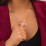 Script Name Necklace with Birthstone