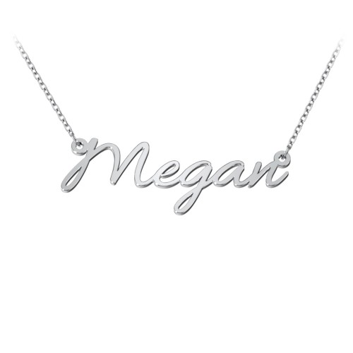 Signature Script Stainless Steel Name Necklace