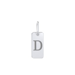 Small Initial Tag Charm