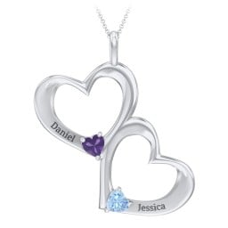 Fusion Hanging Hearts Pendant
