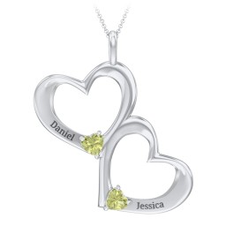 Fusion Hanging Hearts Pendant