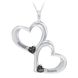 Fusion Hanging Hearts Pendant