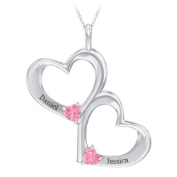 Fusion Hanging Hearts Pendant