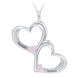Fusion Hanging Hearts Pendant