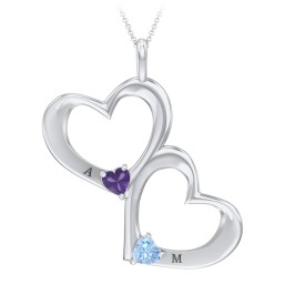 Fusion Hanging Hearts Pendant