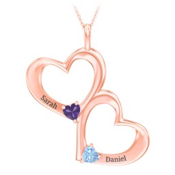 Fusion Hanging Hearts Pendant