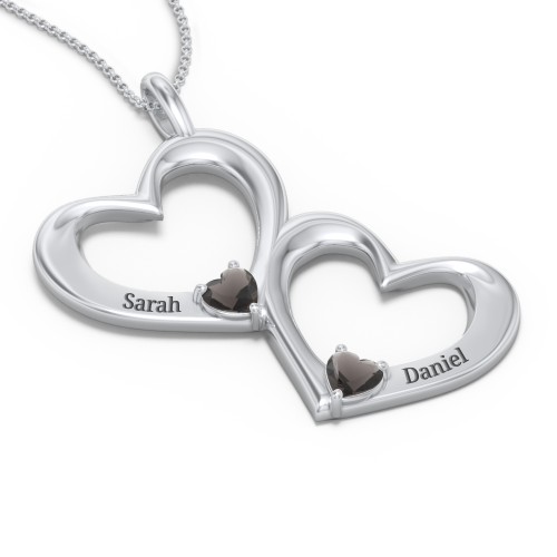Fusion Hanging Hearts Pendant