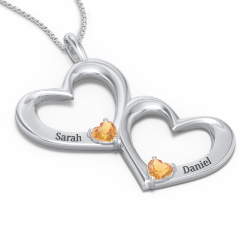 Fusion Hanging Hearts Pendant