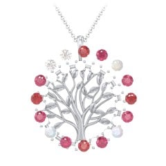 Halo Family Tree Pendant