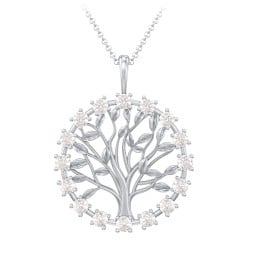 Halo Family Tree Pendant