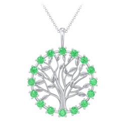 Halo Family Tree Pendant