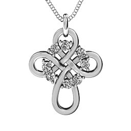 Contemporary Celtic Cross Pendant