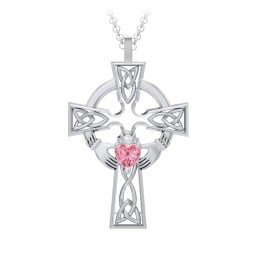 Claddagh Celtic Cross Pendant