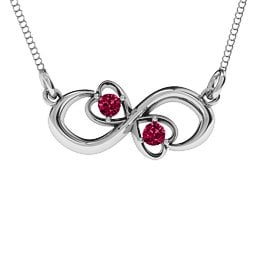 Two Hearts Infinity Pendant