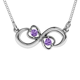 Two Hearts Infinity Pendant