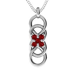 Sisters Interlocked Infinity Pendant