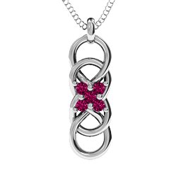 Sisters Interlocked Infinity Pendant
