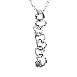 Falling in Love Pendant in 925 Sterling Silver