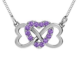 Triple Heart Infinity Pendant
