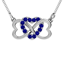 Triple Heart Infinity Pendant
