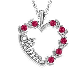 Mom's Heart of Love Pendant