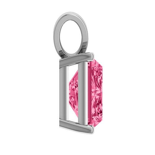 Emerald Cut Solitaire Pendant