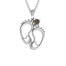 Baby's Feet Personalized Pendant