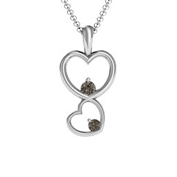 Two Hearts Double Heart Pendant