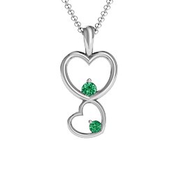 Two Hearts Double Heart Pendant