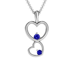 Two Hearts Double Heart Pendant
