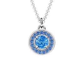 Halo and Accents Pendant