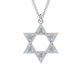 Star of David with Stones Pendant