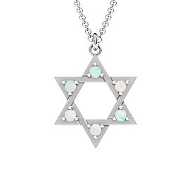 Star of David with Stones Pendant