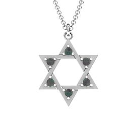 Star of David with Stones Pendant