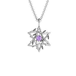 Olive Branch Star of David Pendant